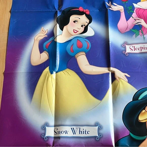 DISNEY Princess Royal Treasures Large Children's Door Poster 30x40 NEW NWOT - Picture 4 of 7